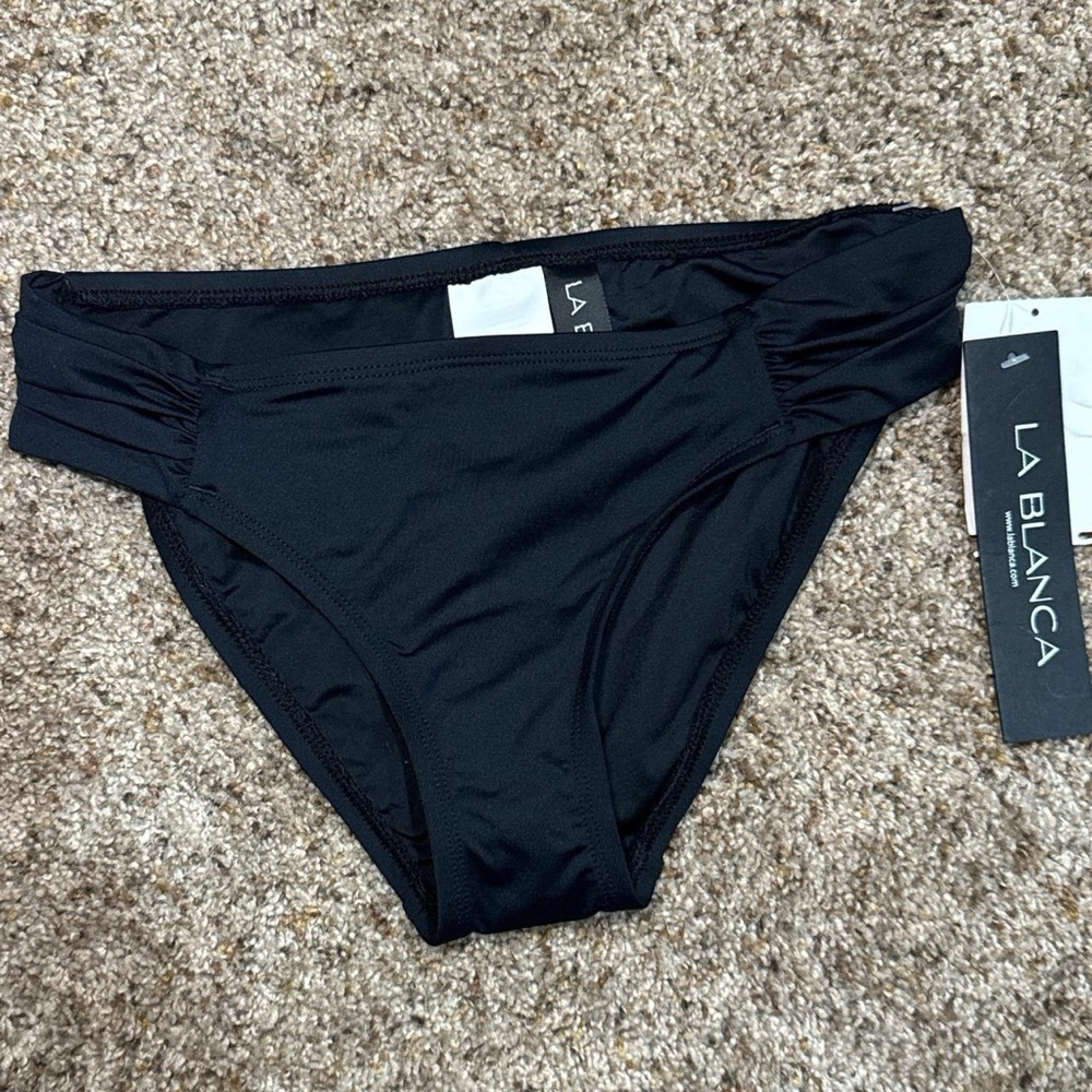 La Blanca Kids Classic Black Swim Bottoms